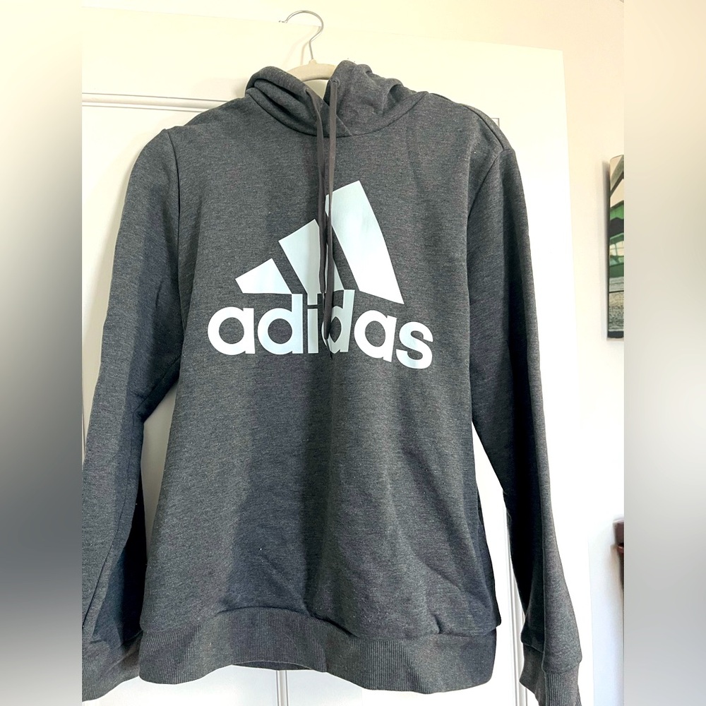 Grey Adidas Logo Sweatshirt